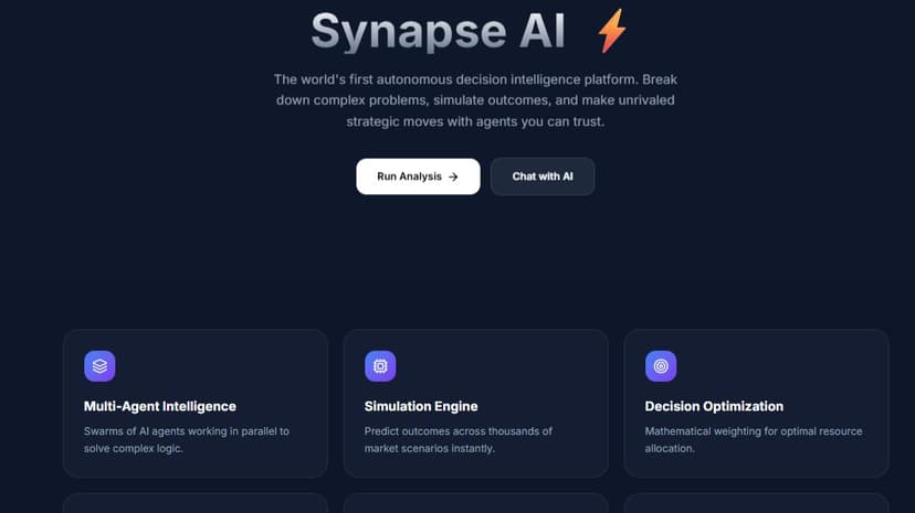 Synapse AI – Intelligent Full Stack AI Assistant