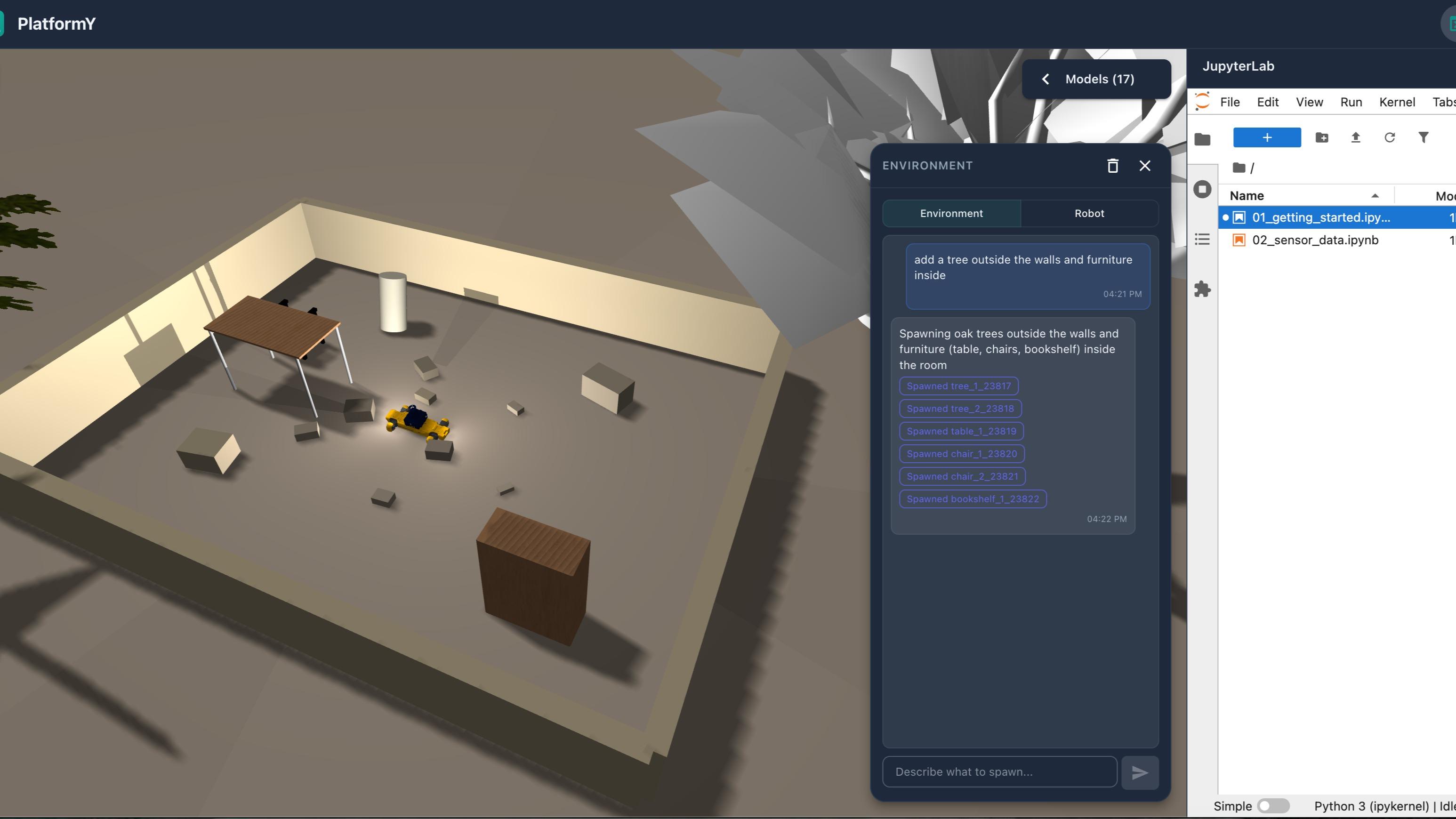 PlatformY - Describe it Simulate it Deploy it