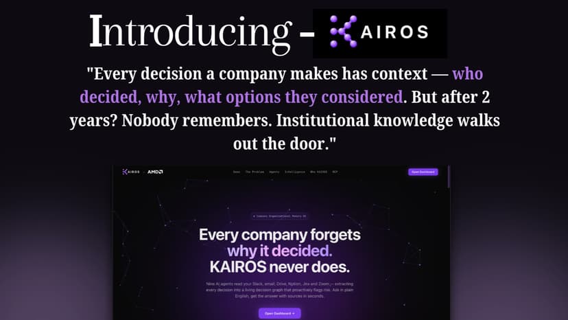 KAIROS — Company Organizational Memory OS