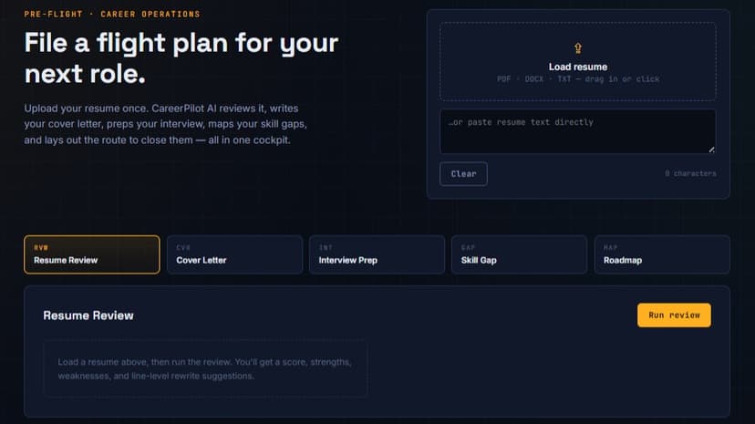 CareerPilot AI β Your AI Career Assistant
