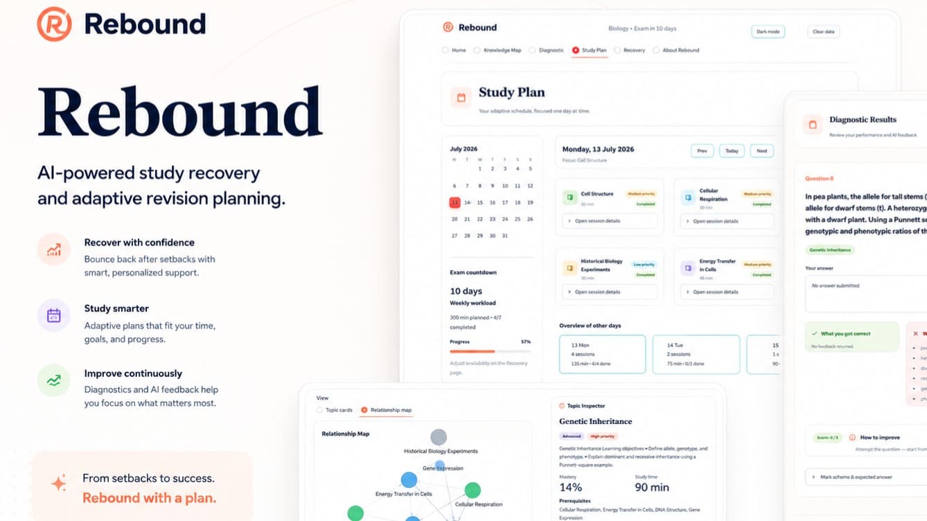 Rebound: The Plan After the Plan Fails