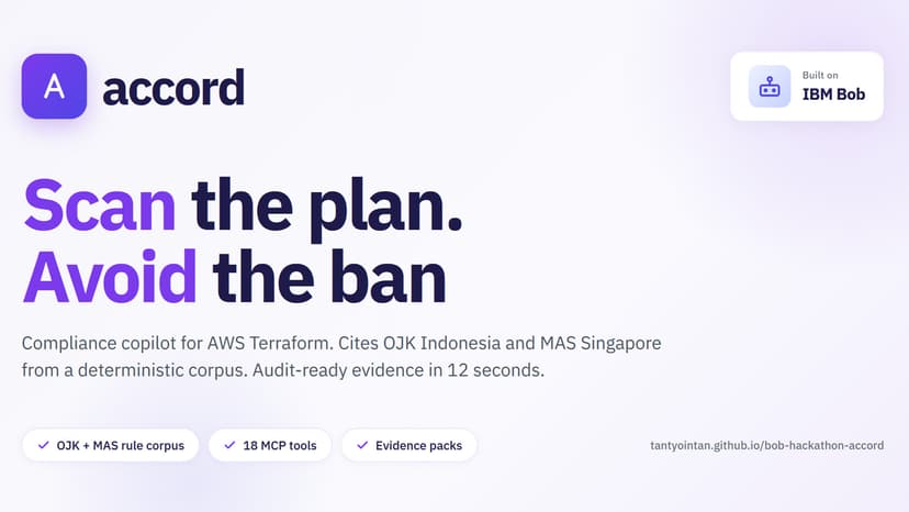 Accord, Your Future Cloud Infra Companion