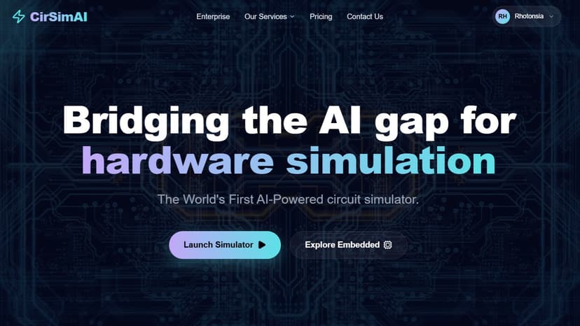 AI-Integrated Embedded System & Circuit Simulator
