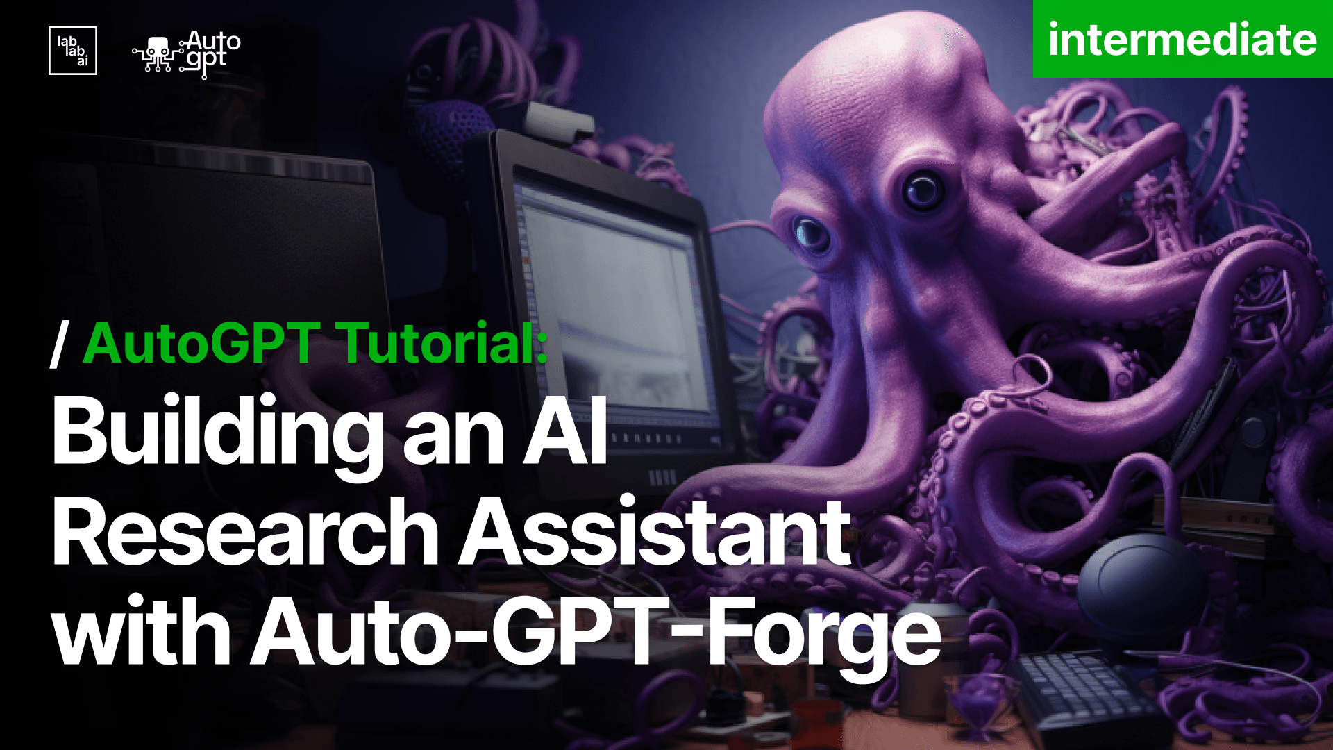 AutoGPT Tutorial: Creating an Agent Powered Research Assistant with Auto-GPT-Forge