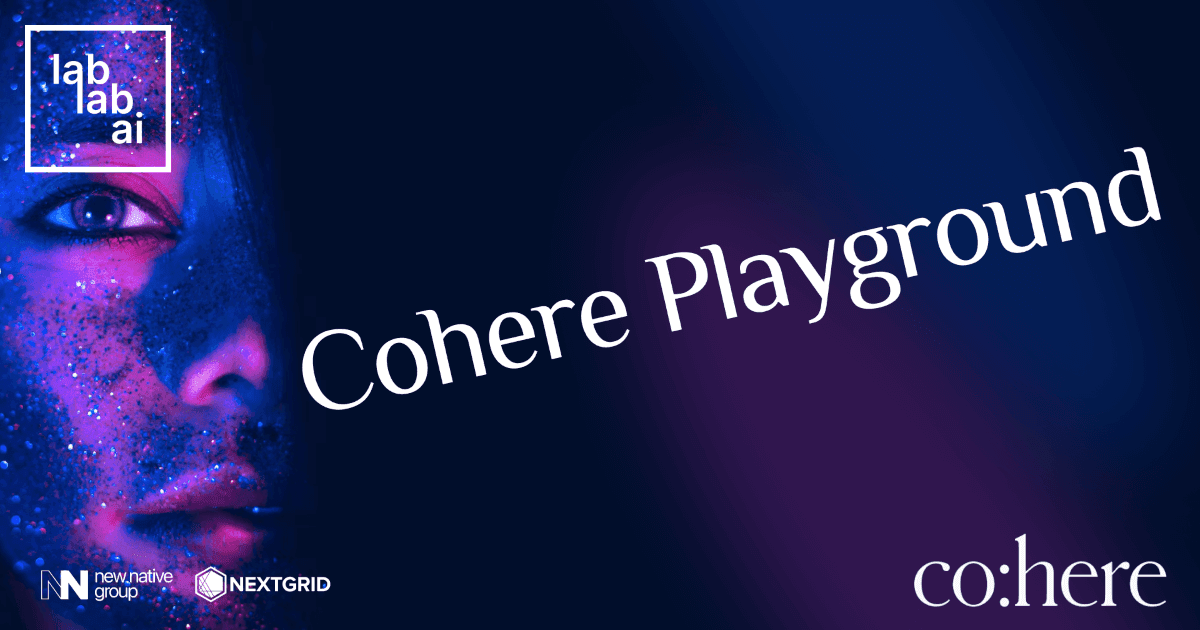 How to use Cohere: Cohere Playground