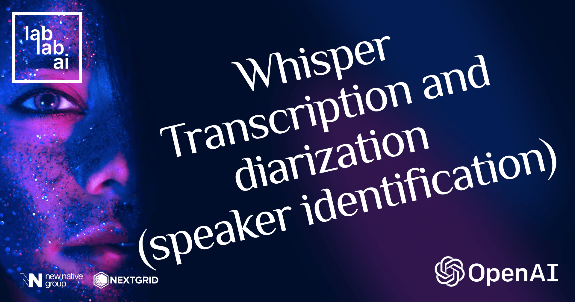 Whisper - Transcription and diarization (speaker identification) tutorial